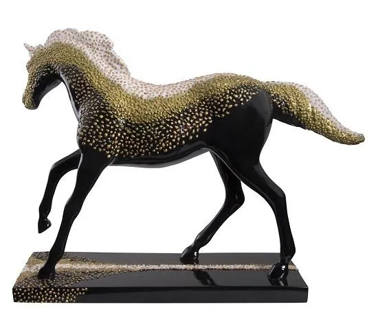 Horse Figurine Gold Rush Figurine de cheval