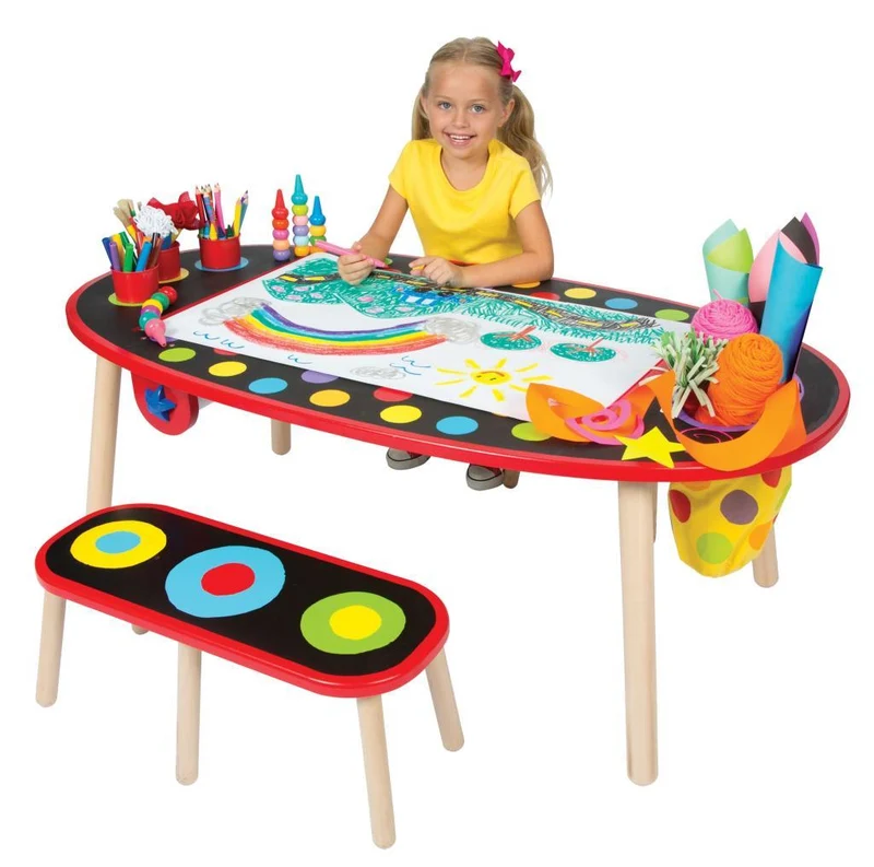 Alex Super Art Table With Paper (Montreal, In-Store or Pickup ONLY) (Floor Model) / Table d'art Super Art avec papier (Montréal, en magasin ou ramassage SEULEMENT) (Modèle d'exposition)