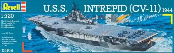 Revell Model Boat U.S.S. Intrepid / Maquette de bateau USS Intrepid