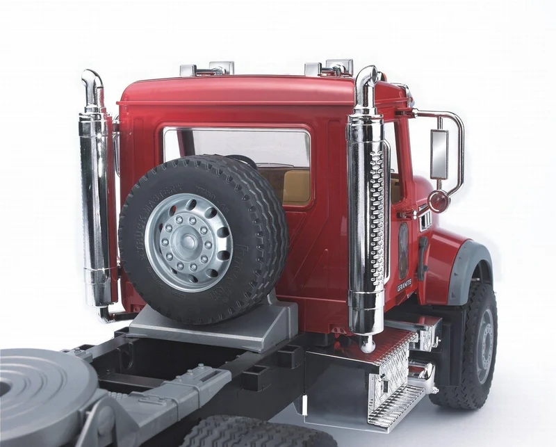 Bruder Mack Granite Flatbed Truck with Loader Backhoe / Camion Plateau en Granit avec Chargeuse-pelleteuse (Montreal, In-Store or Pickup ONLY/En magasin ou ramassage seulement)