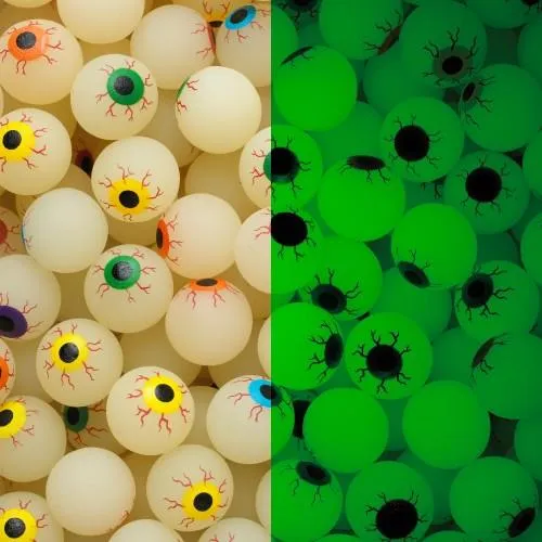 Bouncing Eye Ball Glow In The Dark (Assorted) / Yeux rebondissants phosphorescents (assortiment)