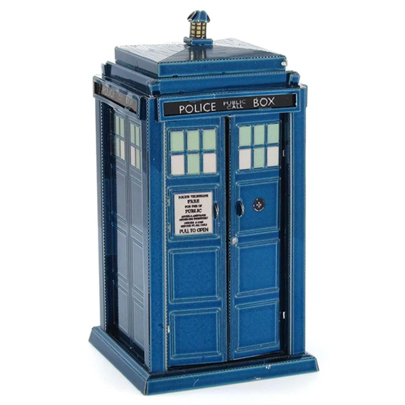 Doctor Who Tardis Metal 3D Model / Doctor Who Tardis Modèle 3D en métal