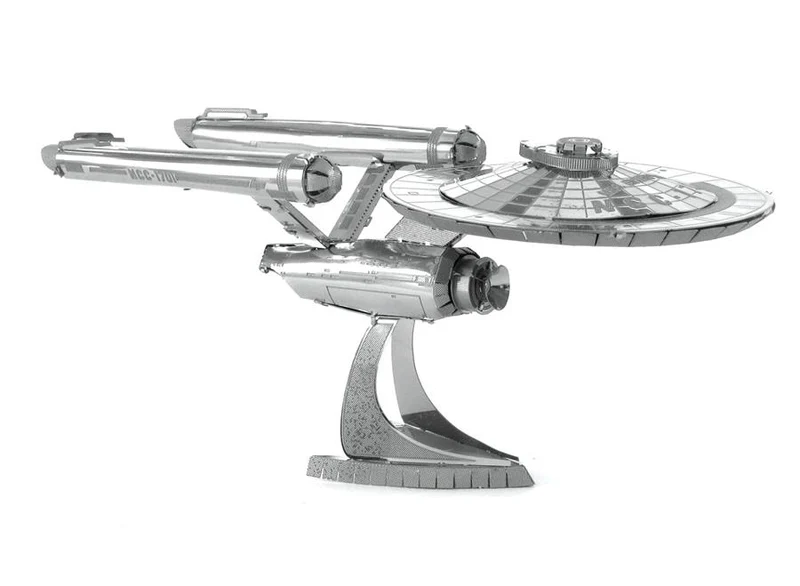 Star Trek USS Entreprise 3D Metal Model / Star Trek USS Enterprise Maquette 3D en métal