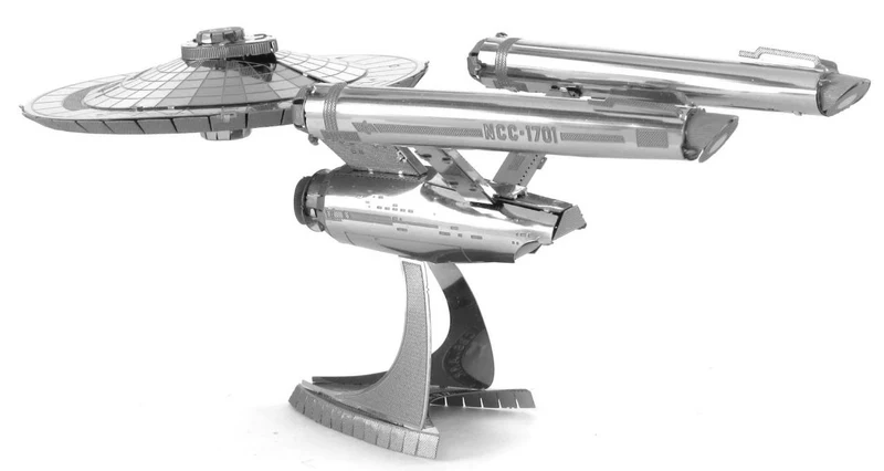 Star Trek USS Entreprise 3D Metal Model / Star Trek USS Enterprise Maquette 3D en métal