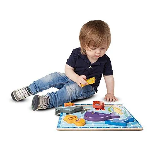 Melissa & Doug Sea Creature Chunky Puzzle / Casse-tête épais sur le thème des créatures marines