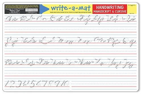 Melissa & Doug Write A Mat Handwriting Placemat - Set de table Écriture