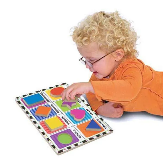 Melissa & Doug Shapes Chunky Puzzle / Melissa & Doug Casse-Tête Formes