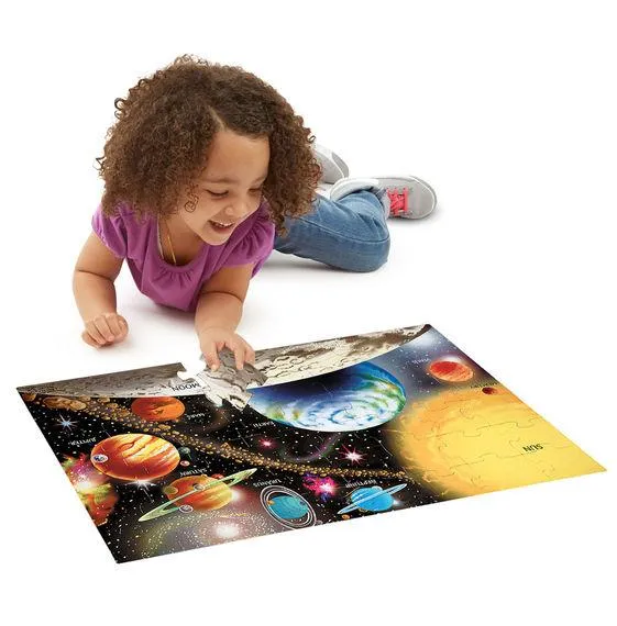 Melissa & Doug Floor Puzzle Solar System / Puzzle de sol Système solaire