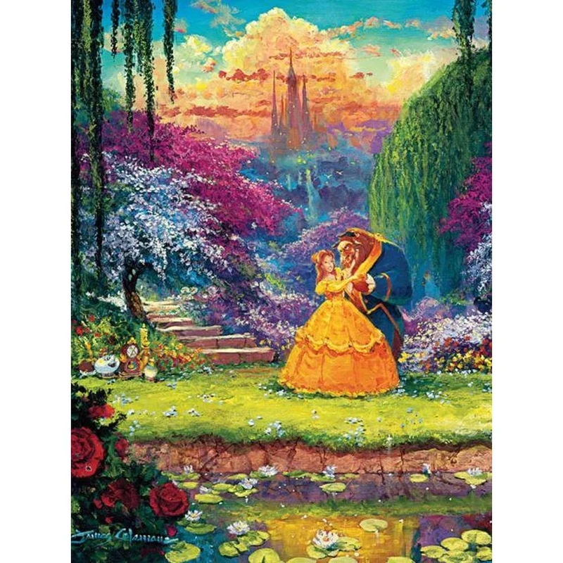 Beauty and the Beast - Garden Waltz - Puzzle 550 Pcs / La Belle et la Bête - Valse du jardin - Casse-tête de 550 pièces