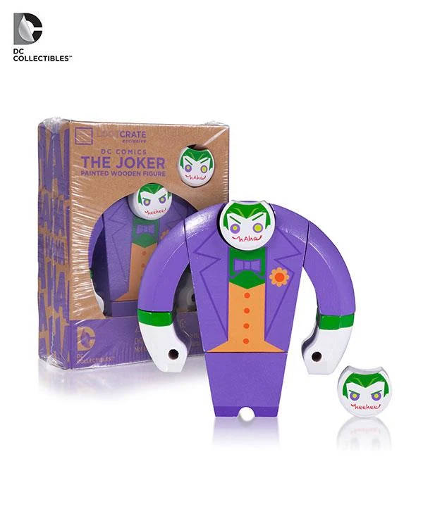 DC Joker Wooden Figure / Figure en bois