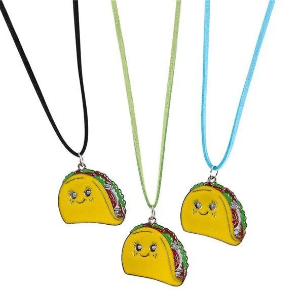 Taco Necklace (Green) - Collier (vert)