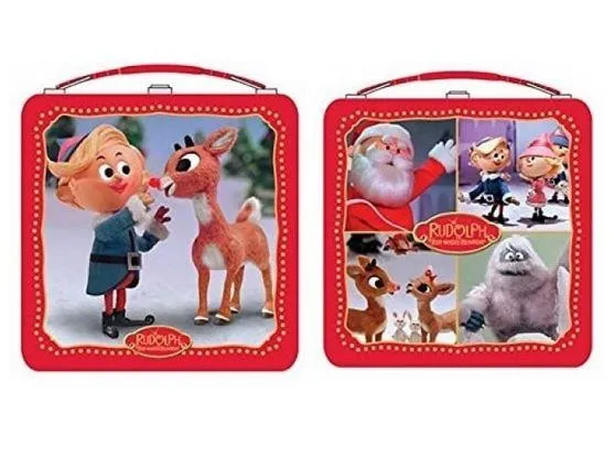 Rudolph Square Lunch Box (Assorted) / Boîte à lunch carrée (assorties)