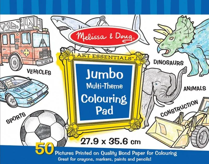 Melissa & Doug Coloring Book Blue - Livre de coloriage bleu