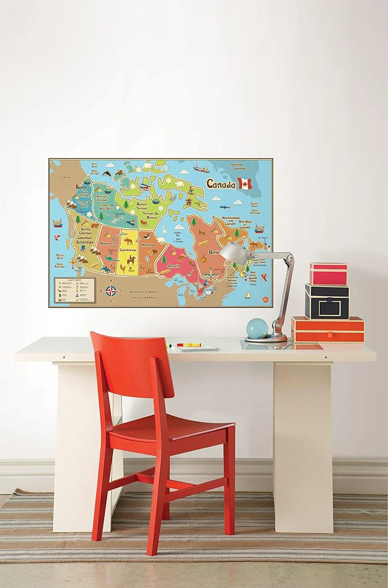 Dry Erase Canada Map / Carte effaçable à sec du Canada