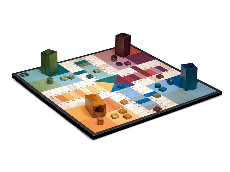 Cayro Wooden Deluxe Parcheesi (Ludo) en bois