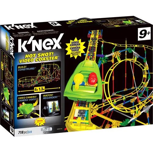 K'NEX Hot Shot! Video Coaster / Coup chaud ! Montagnes russes vidéo