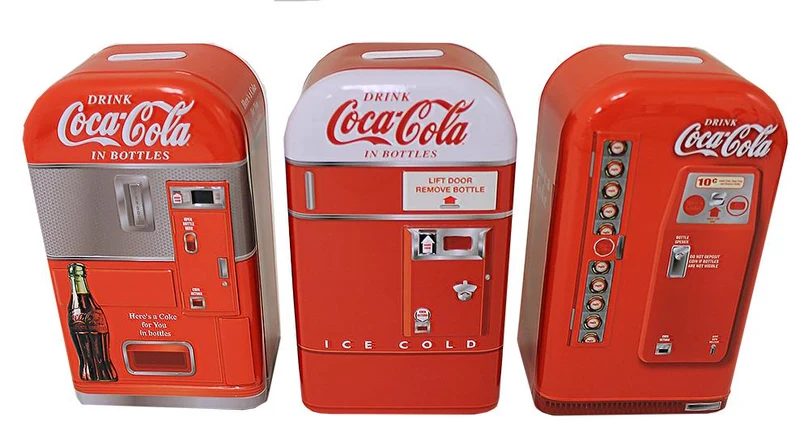 Coca-Cola Bank Vending Machine - Ice Cold / Tirelire Distributeur automatique - Glacé