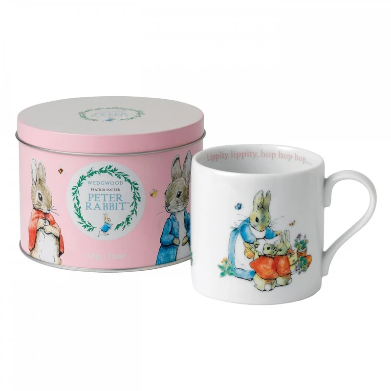 Peter Rabbit Mug & Tin Pink / Tasse et boîte rose