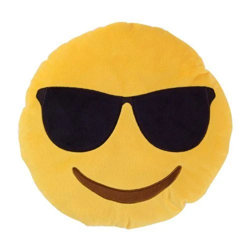 Emoji Large Pillow - Sunglasses / Emoji gros oreiller - Lunettes de soleil