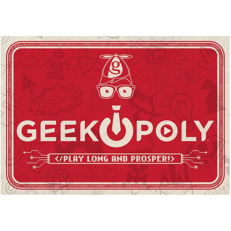 Geek-Opoly Board Game / JEU DE SOCIÉTÉ GEEK-O-POLY