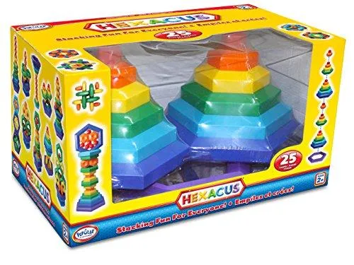 Hexacus 25 pcs Stacking Game / Jeu d'empilement Hexacus 25 pièces