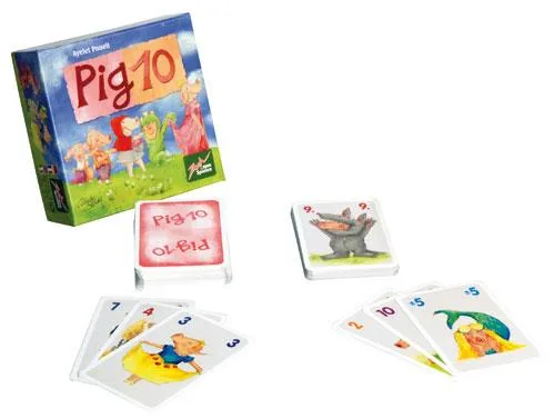 Pig 10 Card Game / Jeu des cartes