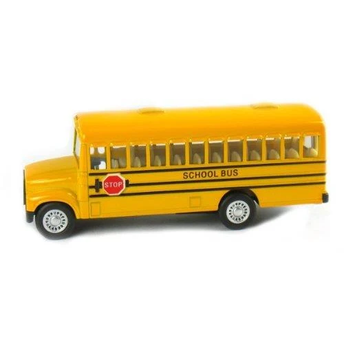 Die Cast School Bus Pull Back / Bus scolaire métallique à friction