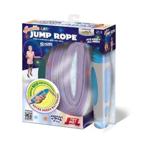 Geospace Jump Rope Sparkler LED (Blue) / Corde à sauter scintillante LED (bleue)