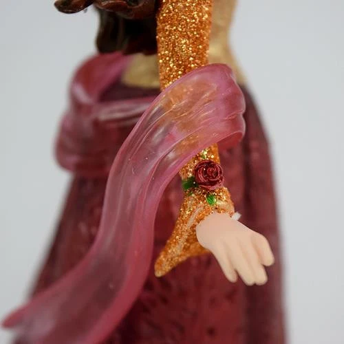 Disney Beauty And The Beast Belle and Chip Christmas Set Figurine / Belle et Chip Coffret de Noël Figurine