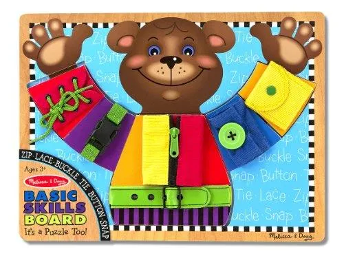 Melissa & Doug Basic Skills Board/Melissa & Doug Tableau des compétences de base