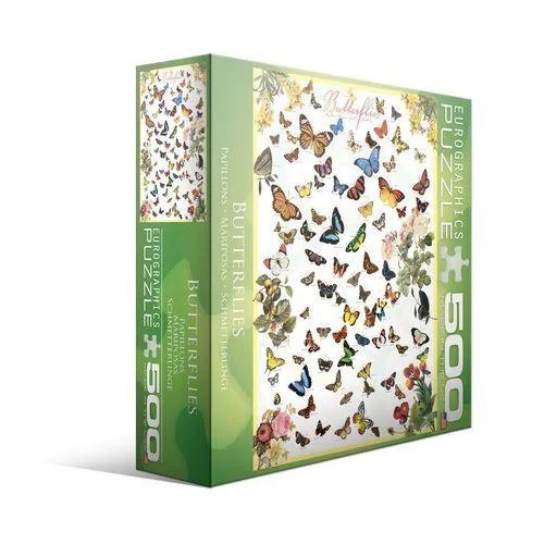 Eurographics Puzzle Butterflies / Casse-tête Papillons (500pcs)