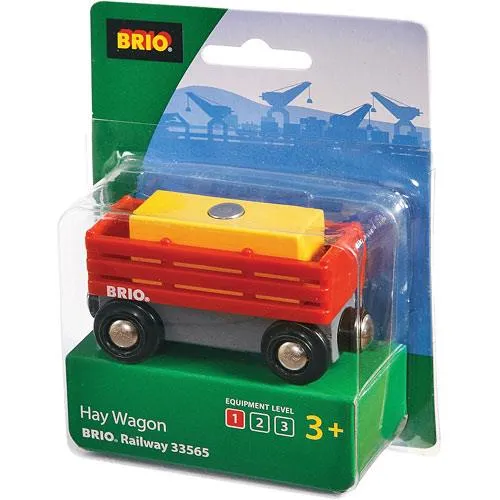 Brio Hay Wagon Train de wagons à foin - 33565