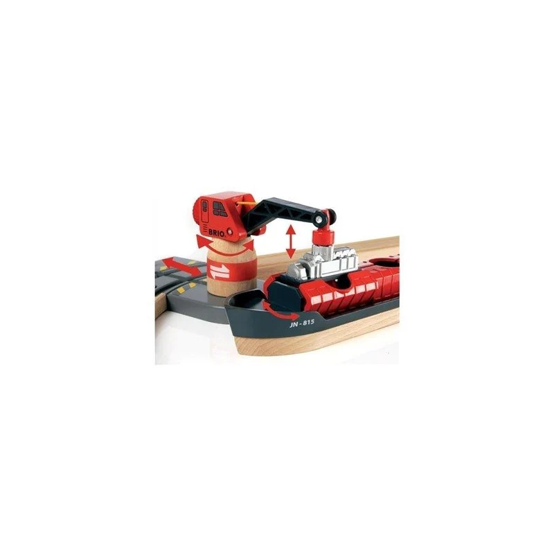 Brio Cargo Harbor Train Set/Ensemble de train cargo de port - 33061
