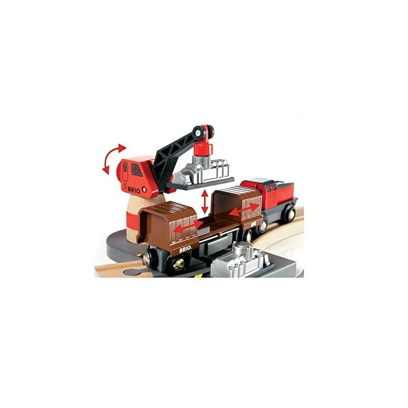 Brio Cargo Harbor Train Set/Ensemble de train cargo de port - 33061
