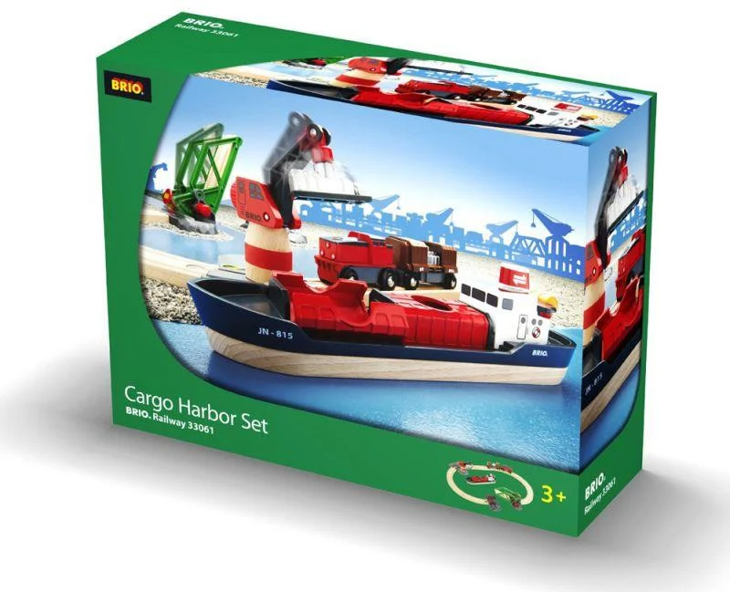 Brio Cargo Harbor Train Set/Ensemble de train cargo de port - 33061