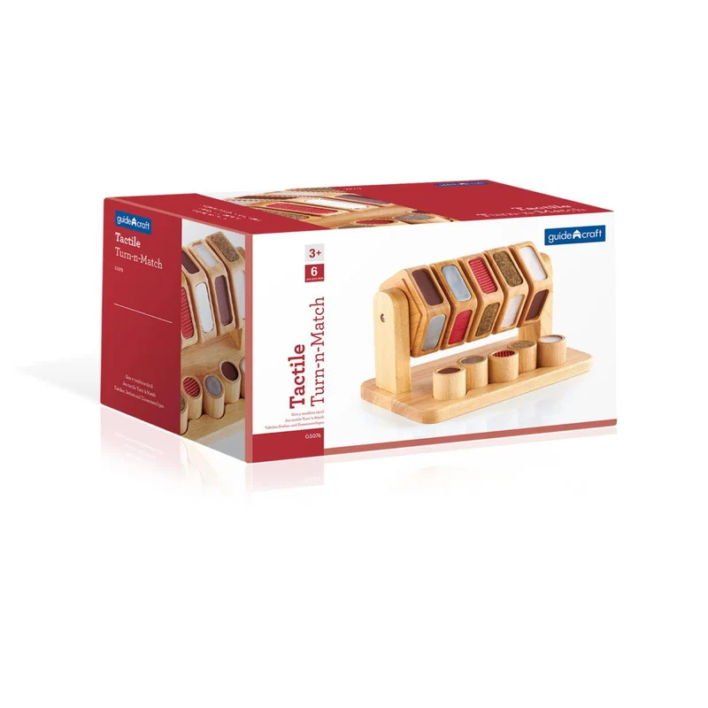 Guidecraft Tactile Turn N Match / Tourner et associer tactilement