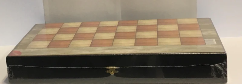Greek 2-in-1 Large Game Set (Backgammon & Checkers) - Jeu grec 2 en 1 grand format (Jacquet et Dames)