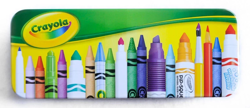 Crayola Tin Pencil Case (Crayons) / Étui à crayons en métal Crayola (crayons)