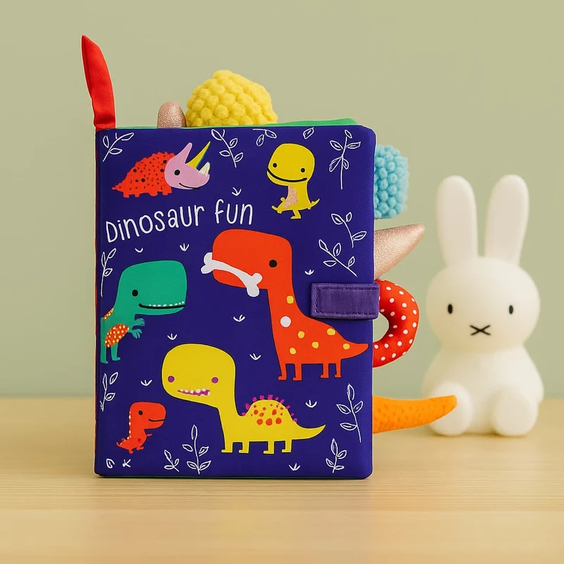Livre d’Éveil Bébé Montessori | Happy Book Sensoriel dès 6 mois