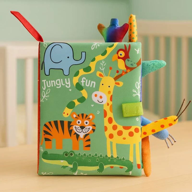 Livre d’Éveil Bébé Montessori | Happy Book Sensoriel dès 6 mois