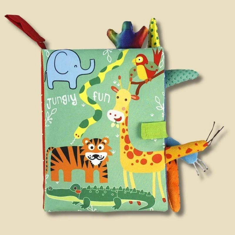 Livre d’Éveil Bébé Montessori | Happy Book Sensoriel dès 6 mois