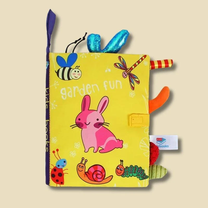 Livre d’Éveil Bébé Montessori | Happy Book Sensoriel dès 6 mois