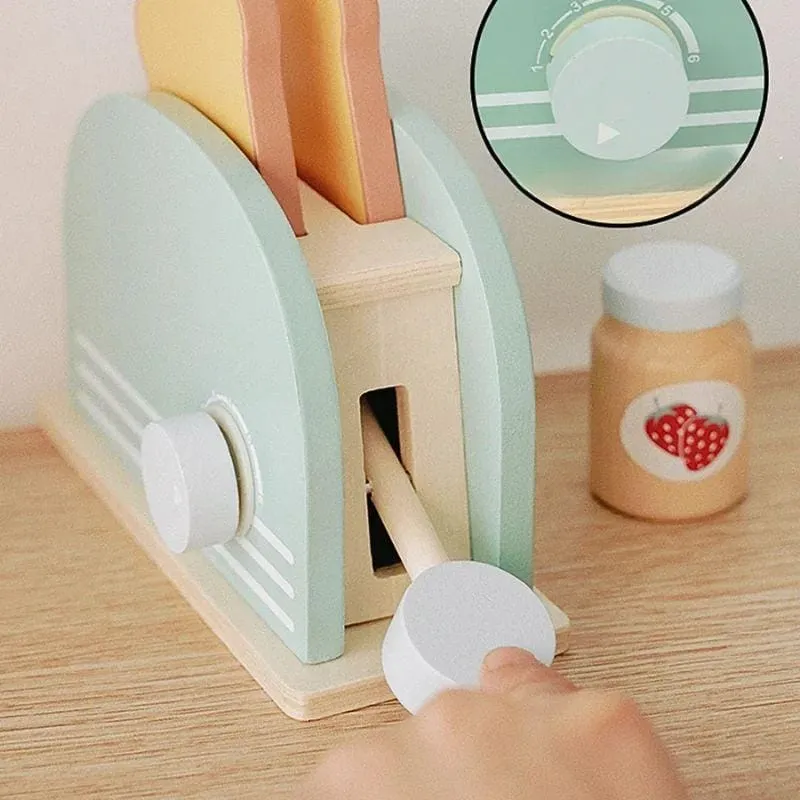 Jeux Montessori en Bois | Coffret Petit Déjeuner – Autonomie & Jeu de Cuisine