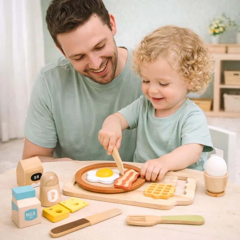 Jeux Montessori en Bois | My Favorite Breakfast – Jeu de Cuisine & Autonomie