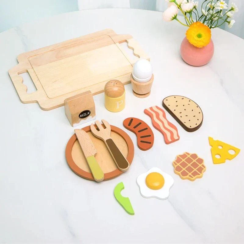 Jeux Montessori en Bois | My Favorite Breakfast – Jeu de Cuisine & Autonomie