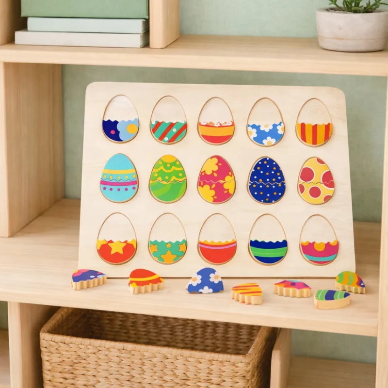 Œufs en Paires Montessori – Logique, Couleurs & Motricité Fine