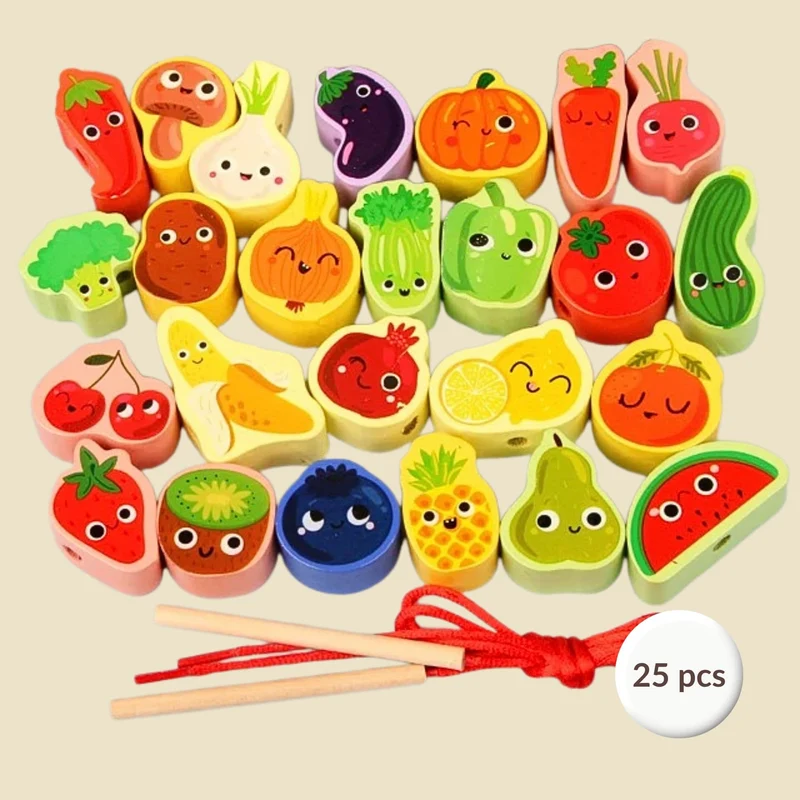 Jeux Montessori 2 ans | Tige à Enfiler – Motricité Fine & Premiers Apprentissages