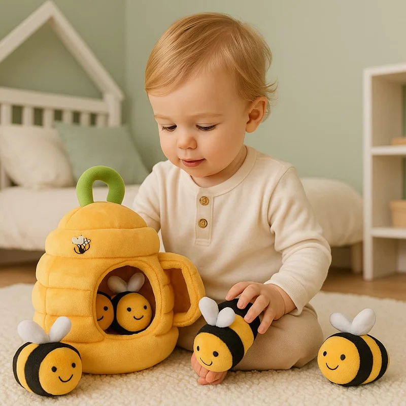Jouets Montessori Boîte Tissu | La Ruche de Mes Petits Amis – Éveil Sensoriel Bébé
