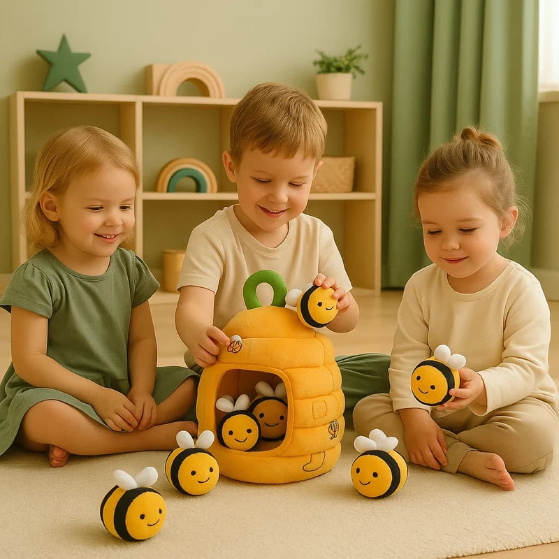 Jouets Montessori Boîte Tissu | La Ruche de Mes Petits Amis – Éveil Sensoriel Bébé