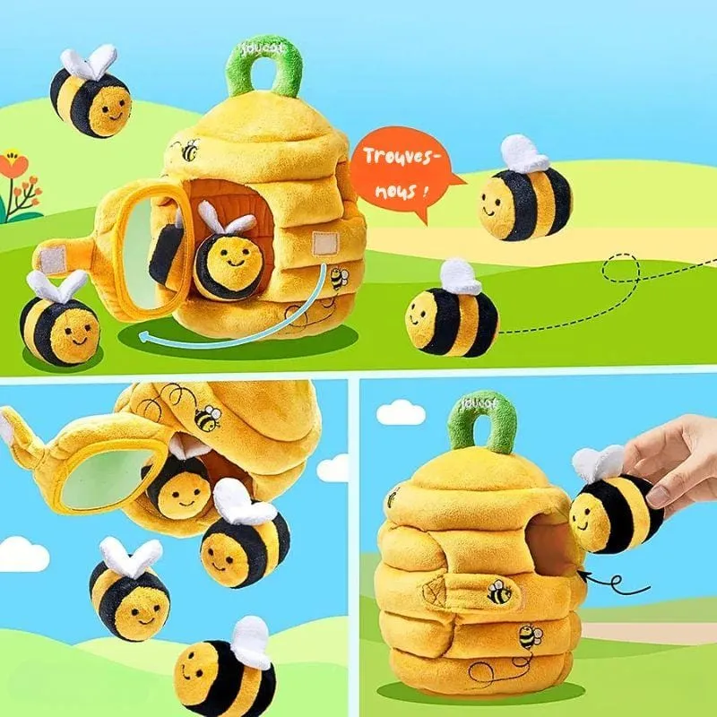 Jouets Montessori Boîte Tissu | La Ruche de Mes Petits Amis – Éveil Sensoriel Bébé